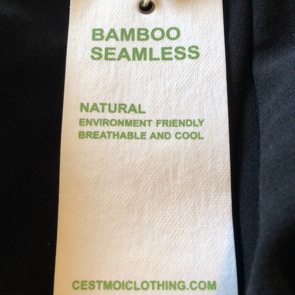 C’est Moi bamboo reversible tank top - Picture 3 of 6